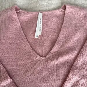 Babaton Soft Pink Cashmere Sweater